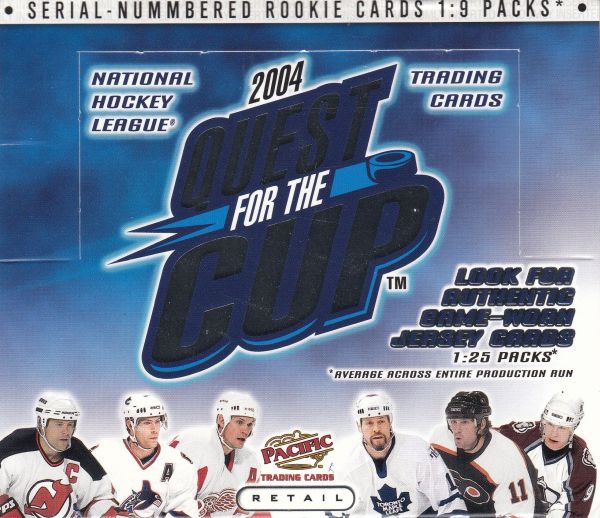 2003-04 Pacific Quest for the Cup Hockey Retail Box